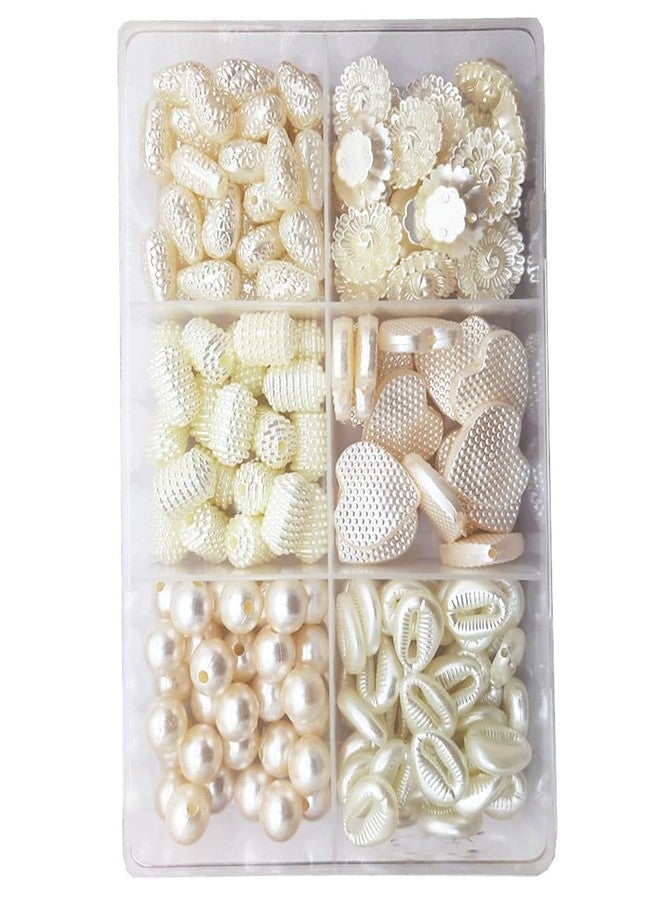 eshoppee 200 gm Pearl Beads Colors Plastic Beads for Jewellery Making, Art and Crafts Work for Necklace Bracelet Earring Making DIY Kit (16) - Image 1